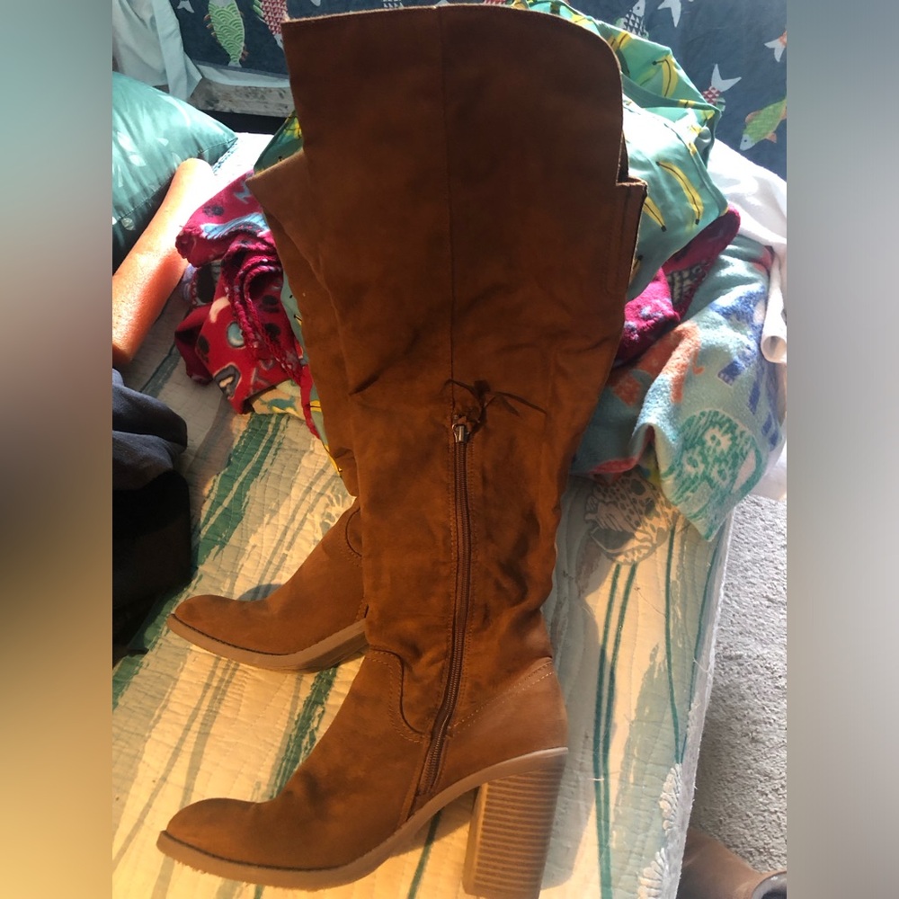 Women's Brown Knee-High Boots